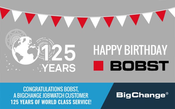 CEO’s Blog – BigChange Customer Bobst Celebrates 125 Years of World Class Service image
