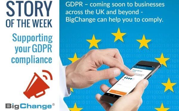 CEO’s Blog – BigChange – Supporting your GDPR compliance image