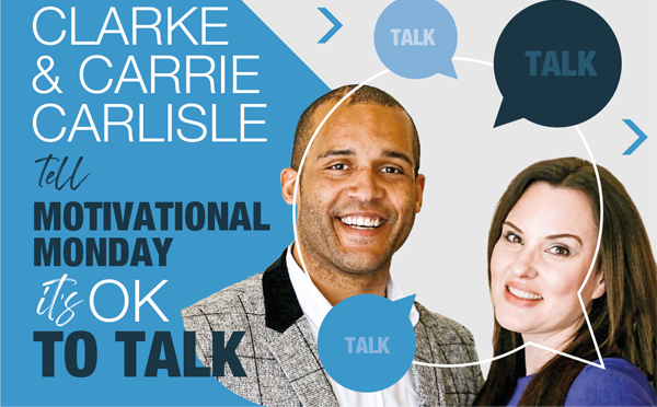 Footballer Clarke Carlisle tells us ‘It’s OK to talk’ on Motivational Monday image