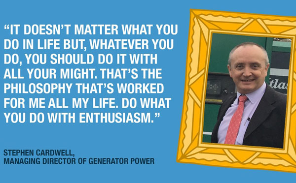 Chairman’s spotlight on… Steve Cardwell, founder of Generator Power image