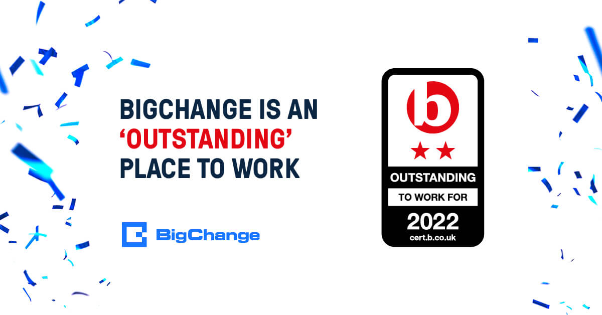 BigChange is an ‘Outstanding’ place to work image