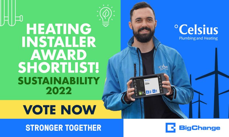 Help Celsius be crowned the UK’s most sustainable heating installer image